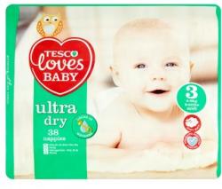 Vásárlás: Tesco Loves Baby Ultra Dry 3 Midi nadrágpelenka 4-9 kg 38 db Pelenka  árak összehasonlítása, Loves Baby Ultra Dry 3 Midi nadrágpelenka 4 9 kg 38  db boltok