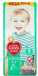 Vásárlás: TESCO Loves Baby Ultra Dry 5 Junior nadrágpelenka (11-25kg) 46db Pelenka  árak összehasonlítása, Loves Baby Ultra Dry 5 Junior nadrágpelenka 11 25 kg  46 db boltok