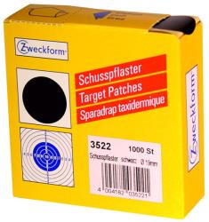 Avery Zweckform No. 3522 tekercses 19 mm átmérőjű fekete öntapadó céltábla jelölőcímke - 1000 címke / tekercs (Avery 3522)