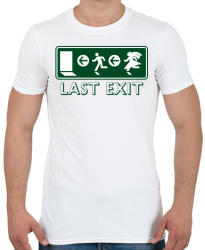 printfashion last-exit - Férfi póló - Fehér (560540)