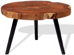 vidaXL Masă bar model bușteni, lemn masiv de acacia (55-60) x 110 cm (243957) Masa de cafea