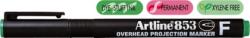 Artline OHP Permanent marker ARTLINE 853, varf fin - 0.5mm - verde (EK-853-GR) - viamond