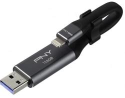PNY Cable Design Duo-Link 128GB USB 3.0 P-FDI128LA02GC-RB