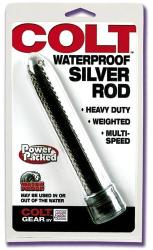 CalExotics COLT Waterproof Silver Rod láncos díszítéssel