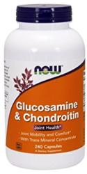 NOW NOW Glucosamine & Chondroitin with Trace Mineral Concentrate 120 kapszula