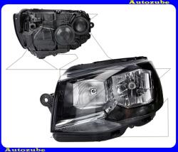 VW TRANSPORTER T6 2015.07-2019.07 /SH, SG/ Fényszóró bal (H4) fekete házas, nappali fénnyel, motorral DEPO 441-11ADLMLDEM2