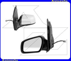FORD FIESTA MK5 2005.10-2008.09 Visszapillantó tükör bal, elektromosan behajló, fűthető-domború tükörlappal, fényezhető borítással V1806827