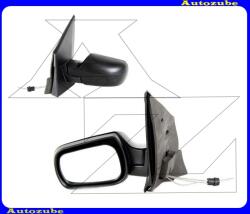 FORD FIESTA MK5 2002.04-2005.09 Visszapillantó tükör bal, manuális, tükörlappal, fekete borítással 25641021
