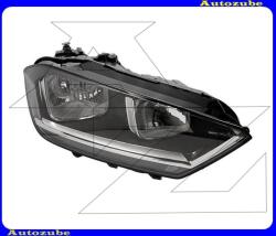 VW GOLF Sportsvan 2014.02-től /AM/ Fényszóró jobb (H7/H15) fekete házas, motorral DEPO 441-11K7RMLDEM2