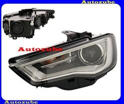 AUDI A3 Sportback 5-ajtós 2013.02-2016.08 /8V/ Fényszóró bal XENON (D3S/LED) króm házas, motorral (izzó és elektronika nélkül) DEPO 446-1147LMLDHEM