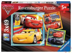 Ravensburger Verdák 3 - Színpompás járgányok 3x49 db-os (08015)