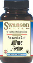 Swanson Pharmaceutical Grade AjiPure L-Serine 500mg 60v kapszula