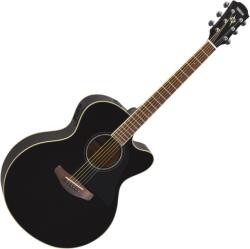 Yamaha CPX600 BK Black Електро-акустична китара Джъмбо