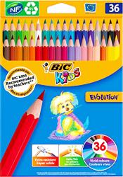 BIC Creioane colorate 36 culori Bic Evolution 499140 (950526)