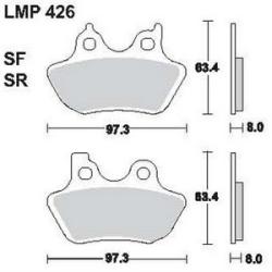 AP RACING fékbetét első HARLEY DAVIDSON FLSTF 1584 Fat Boy 2007-