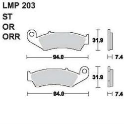AP RACING fékbetét első HONDA CR 125 RH RJ RK 1987-1994 203 OR