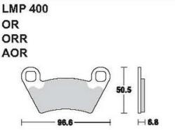 AP RACING fékbetét első POLARIS 0 Ranger 2x4 4x4 6x6 -2002 400 A
