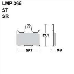 AP RACING fékbetét hátsó SUZUKI GSX 1400 -2002 365 SR