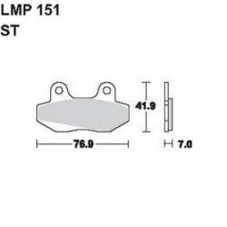 AP RACING fékbetét első HONDA FS 125 Sonic -2003 151 ST