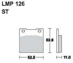 AP RACING fékbetét első HONDA CB 400 T1 T2 1977-1978 126 ST