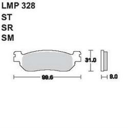 AP RACING fékbetét első YAMAHA TW 200 -2001 328 ST