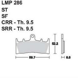 AP RACING fékbetét első KAWASAKI ZX-7R 750 Ninja P1 P2 1996-2002