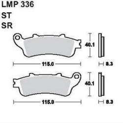 AP RACING fékbetét hátsó HONDA CB 1100 X-11 -2000 336 SR