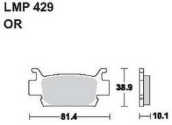 AP RACING fékbetét első HONDA TRX 500 -2005 429 OR