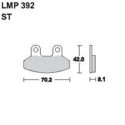 AP RACING fékbetét első SYM RS21 125 R -2002 392 ST