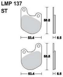 AP RACING fékbetét első HARLEY DAVIDSON FX 1200 1974-1980 137 ST