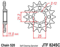 JT Sprockets 824SC. 13 JTF első lánckerék