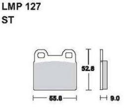AP RACING fékbetét első BMW R65 650 1978-1980 127 ST