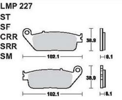 AP RACING fékbetét első HONDA CB 500 1994-1996 227 SF
