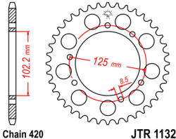JT Sprockets 1132.53 JTR hátsó lánckerék acél
