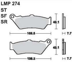 AP RACING fékbetét első BMW F 650 GS Rallye -2001 274 ST