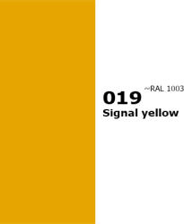 019 ORACAL 641 Signal yellow Jel sárga Öntapadós Dekor Fólia Tapéta Vinyl Fényes Matt
