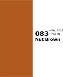  083 ORACAL 641 Nut brown Dióbarna Öntapadós Dekor Fólia Tapéta Vinyl Fényes Matt