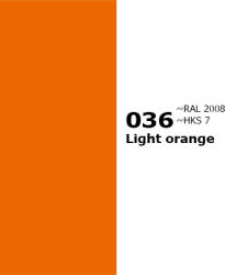  036 ORACAL 641 Light orange Világos narancs Öntapadós Dekor Fólia Tapéta Vinyl Fényes Matt