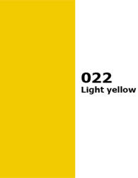 022 Oracal 641 Light Yellow Világossárga 100cm Széles öntapadós Dekor Fólia Tapéta Vinyl Fényes Matt