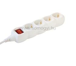 Somogyi Elektronic 4 Plug 3 m Switch (NV 04K-3)