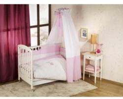 Nino Set Lenjerie de Pat 4 Piese Elephant Pink