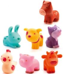 DJECO Animalute din Silicon Djeco - Troopo Farm (DJ09116)