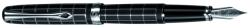 Stilou de lux DIPLOMAT Excellence A - rhomb guilloch lapis black - penita aurita 14kt