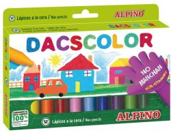  Creioane cerate semi-soft, cutie carton, 12 culori/cutie, ALPINO DacsColor