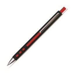 Creion mecanic 0, 7 mm NOKI Attack 740007 corp negru cu rosu