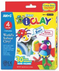 Plastilina AMOS iClay 4 bucati/set