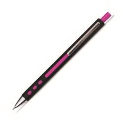 Creion mecanic 0, 7 mm NOKI Attack 740007 corp negru cu roz