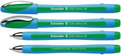  Pix SCHNEIDER Slider Memo XB, rubber grip, accesorii metalice - scriere verde