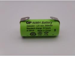 GP Batteries acumulator industrial 35AAAH-ST 350mAh 1/2AAA 1.2V Ni-Mh cu lamele pentru lipire Baterie reincarcabila