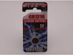 Maxell CR1216 baterie litiu 3V blister 1 Baterii de unica folosinta